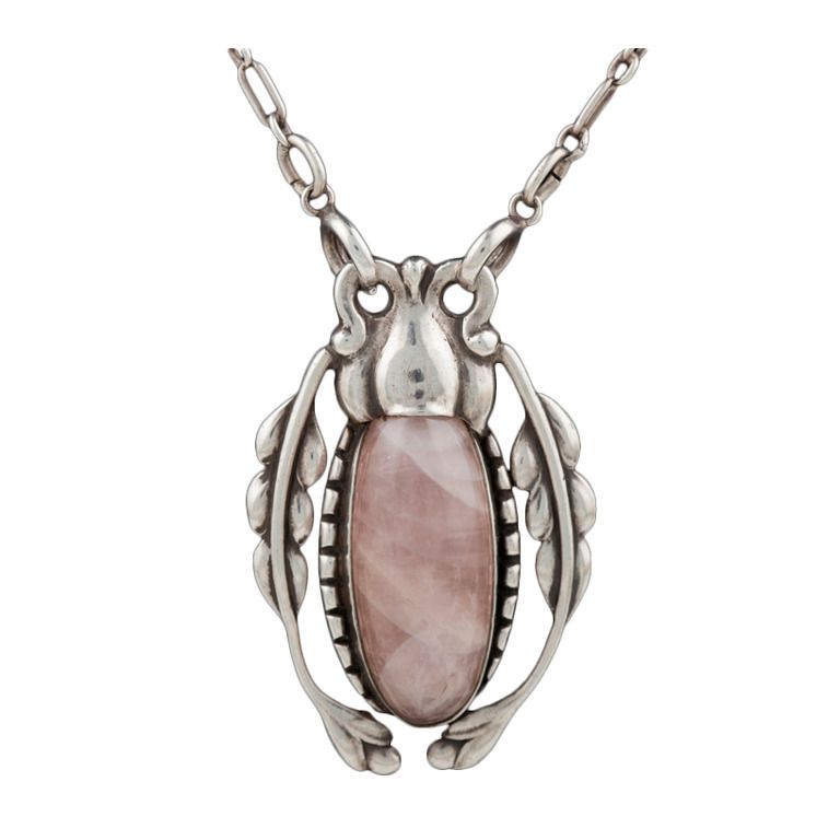 Jensen early silver pendant